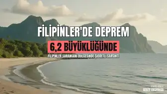 Filipinler'de 6,2 Büyüklüğünde Deprem Meydana Geldi