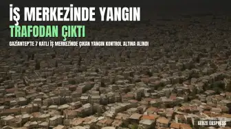Gaziantep'te İş Merkezinde Trafodan Kaynaklanan Yangın Kontrol Altına Alındı