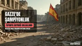 Gazze Şeridi'nde İspanya'nın Dünya Kupası Zaferi Kutlandı