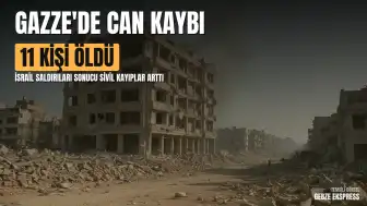 Gazze Şeridi'nde İsrail Saldırıları Devam Ediyor: 11 Kişi Hayatını Kaybetti