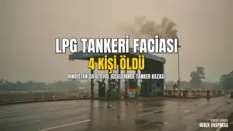 Hindistan Uttar Pradesh'te LPG Tankeri Kazası: 4 Ölü, 2 Yaralı