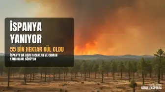 İspanya'da Aşırı Sıcaklar ve Orman Yangınları ile Mücadele Sürüyor