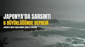 Japonya'da 6 büyüklüğünde deprem meydana geldi