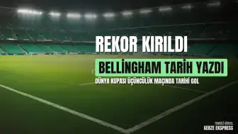 Jude Bellingham İngiltere'nin Dünya Kupası Gol Rekorunu Kırdı