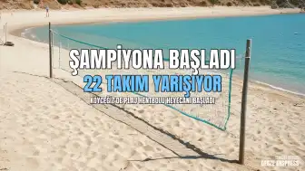 Köyceğiz'de 29. Üniversiteler Yaşar Sevim Plaj Hentbolu Türkiye Şampiyonası Başladı