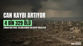 Lübnan Sağlık Bakanlığı: İsrail Saldırılarında Can Kaybı 4 Bin 329'a Ulaştı