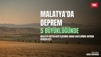 Malatya Battalgazi'de 5 Büyüklüğünde Deprem Meydana Geldi