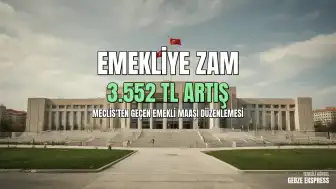 Meclis'ten Geçen Düzenleme ile En Düşük Emekli Aylığına Zam Yapıldı