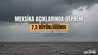 Meksika Açıklarında 7,3 Büyüklüğünde Deprem Meydana Geldi