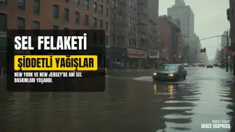 New York ve New Jersey'de Şiddetli Yağışlar Sel Felaketine Yol Açtı