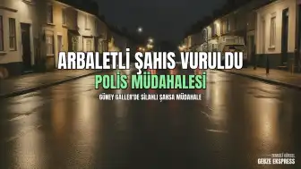 Newport'ta Arbalet Taşıdığı İddia Edilen Şahıs Polisin Ateşine Maruz Kaldı