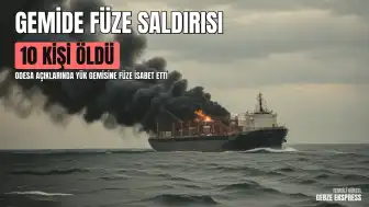 Odesa Açıklarında Yük Gemisine Füze Saldırısı: 10 Kişi Hayatını Kaybetti