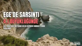 Prof. Dr. Naci Görür'den Ege'deki 4,1 büyüklüğündeki deprem sonrası açıklama