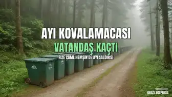 Rize'de Ayı Saldırısı: Çamlıhemşin'de Vatandaş Ayı Tarafından Kovalandı