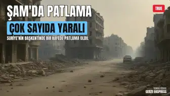 Suriye'nin Başkenti Şam'da Bir Kafede Patlama Meydana Geldi
