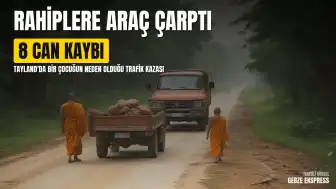 Tayland'da Çocuk Sürücünün Kontrolden Çıkan Aracıyla Budist Rahiplere Çarptığı Kazada Can Kaybı