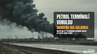 Ukrayna, Rusya'nın St. Petersburg Şehrindeki Büyük Petrol Terminalini Vurdu