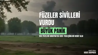 Ukrayna'da Rus Füzeleri Sivil Yerleşim Alanlarını Hedef Aldı