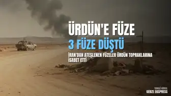 Ürdün Silahlı Kuvvetleri: İran'dan ateşlenen 3 füze ülke topraklarına düştü