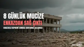 Venezuela'da Enkaz Altında Kalan Güvenlik Görevlisi 8 Gün Sonra Kurtarıldı