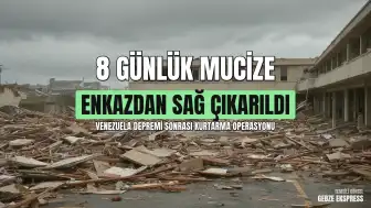 Venezuela'daki Depremlerin Ardından Enkaz Altında Kalan Güvenlik Görevlisi 8 Gün Sonra Kurtarıldı