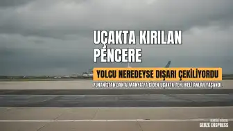 Yunanistan'dan Almanya'ya Giden Ryanair Uçağında Yolcu Neredeyse Dışarı Çekiliyordu