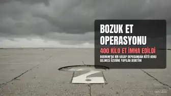 Bodrum'da Kasap Deposundan 400 Kilo Bozuk Et Çıktı