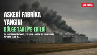 Bulgaristan'da Askeri Fabrikada Yangın: Bölge Tahliye Edildi, Can Kaybı Yok