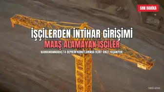 Deprem Konutlarında Üç Aylık Maaş Alamayan İşçilerden İntihar Girişimi