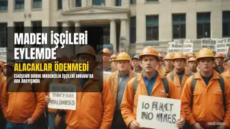Doruk Madencilik İşçileri Alacakları İçin Eylemlerini Sürdürüyor