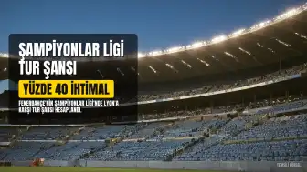 Fenerbahçe'nin Şampiyonlar Ligi'ne Kalma Şansı Yüzde 40 Olarak Hesaplandı