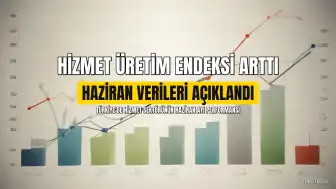Hizmet Üretim Endeksi Haziran'da Yüzde 1,3 Arttı