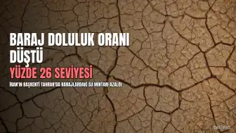 İran'da Su Krizi: Tahran Baraj Doluluk Oranı Yüzde 26'ya Düştü