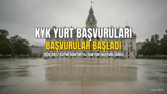 KYK Yurt Başvuruları Başladı: 2026-2027 Eğitim Yılı Takvimi Belli Oldu