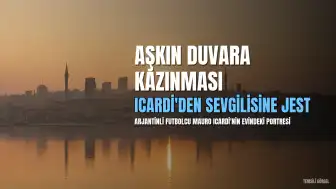 Mauro Icardi, Evine Astığı Portreyle Aşkını Ölümsüzleştirdi