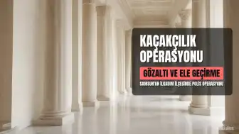 Samsun'da Kaçakçılık Operasyonunda 1 Şüpheli Gözaltına Alındı