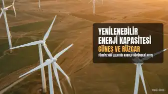 Türkiye'nin Yenilenebilir Enerji Kapasitesi Arttı: Güneş ve Rüzgar Öne Çıktı