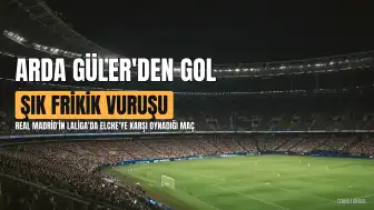 Arda Güler'den Şık Frikik Golü: Real Madrid Öne Geçti