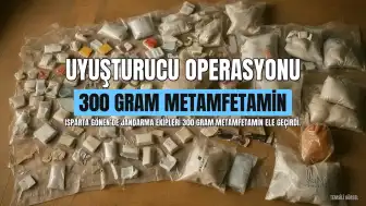 Isparta'da 300 Gram Metamfetamin Ele Geçirildi, Bir Şüpheli Gözaltına Alındı