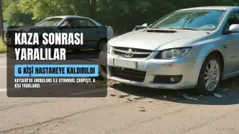 Kayseri'de Trafik Kazası: 6 Yaralı
