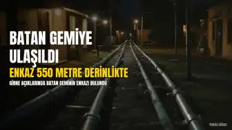 KKTC Cumhurbaşkanı Erhürman: Girne'de Batan Geminin Enkazına Ulaşıldı