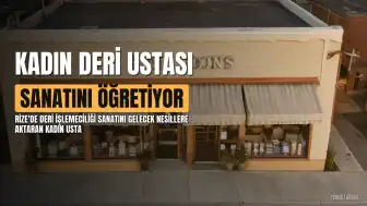 56 Yaşında Birincilikle Mezun Olan Kadın, Deri İşlemeciliği Sanatını Gelecek Nesillere Aktarıyor