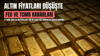 Altın Fiyatları Düşüşte: FED Kararı ve TCMB Toplantısı Öncesi Gram Altın Kaç TL?