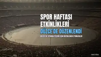 Düzce'de Amatör Spor Haftası Etkinlikleri Kapsamında Yürüyüş ve Gösteriler Düzenlendi