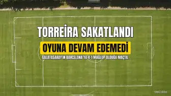 Galatasaray'da Lucas Torreira Sakatlandı: Barcelona Maçında Oyuna Devam Edemedi