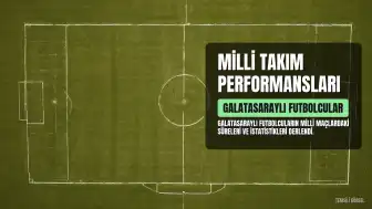 Galatasaraylı Futbolcuların Milli Takım Performansları Açıklandı