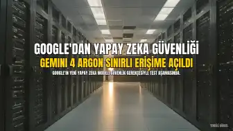Google, Yeni Yapay Zeka Modeli Gemini 4 Argon'u Güvenlik Kaygılarıyla Sınırlı Erişime Açtı