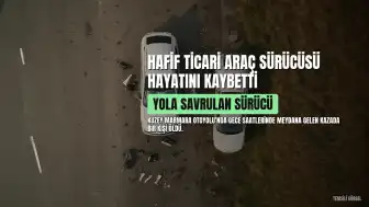 Kuzey Marmara Otoyolu'nda Trafik Kazası: Hafif Ticari Araç Sürücüsü Hayatını Kaybetti