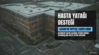 Sason'da Yatağa Bağımlı Vatandaşlara 10 Hasta Yatağı Desteği Sağlandı