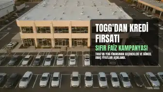 Togg'dan Sıfır Faizli Kredi Kampanyası: Aylık Ödemeler 33.334 TL'den Başlıyor